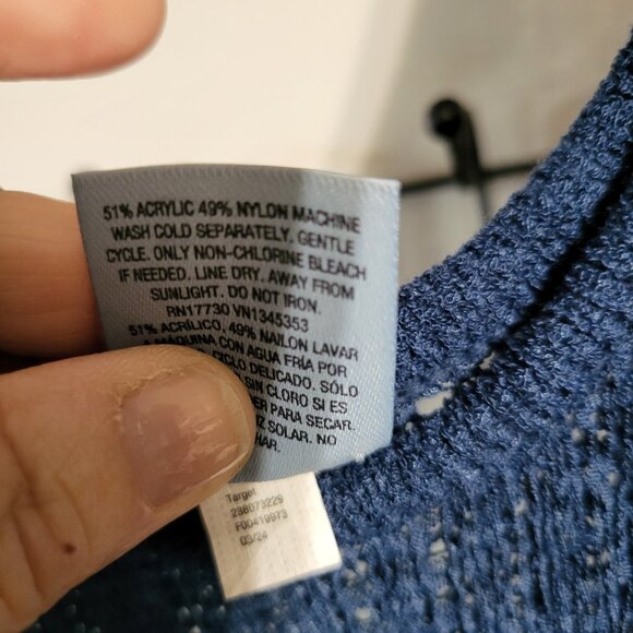 WOMANS SHADE & SHORE SWEATER DRESS COVER UP SZ XL - Picture 6 of 7